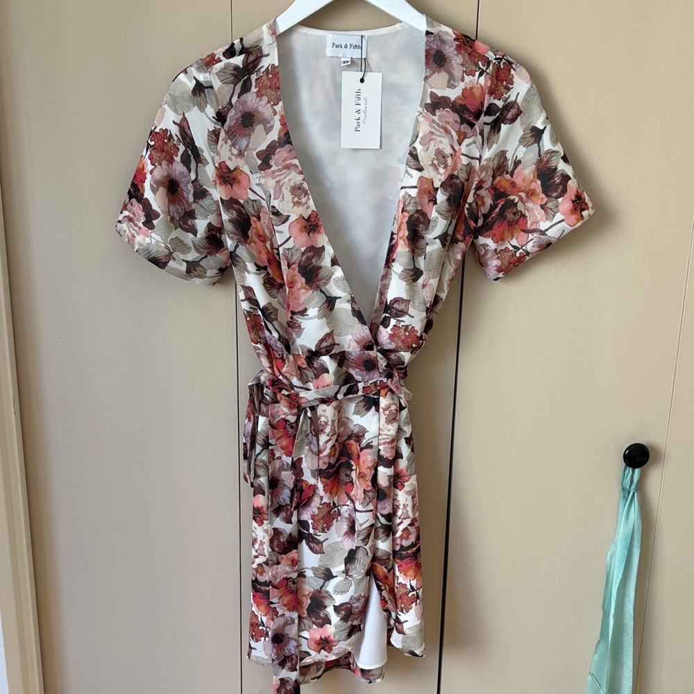 Park & Fifth Wrap Floral Dress